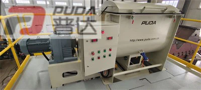 Máy trộn bột vít vít vít ngang